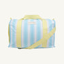 Westbury Weekend Bag - Belhaven Blue Ticking Stripe with Lake Worth Yellow