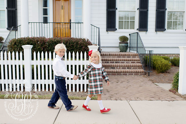 Prep School Pants (Corduroy) - Nantucket Navy