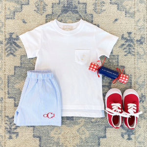 Shelton Shorts - Provincetown Plaid With Richmond Red