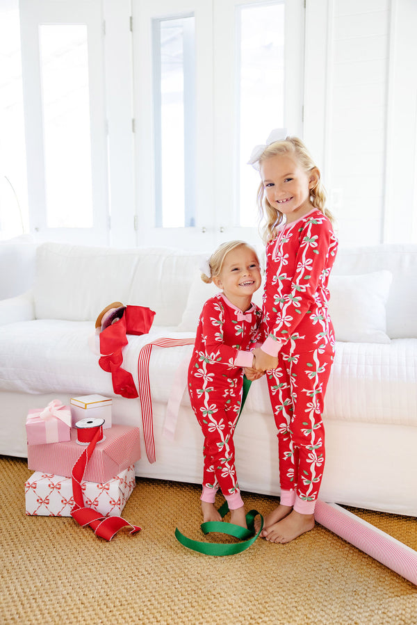 Noelle's Night Night - Bettye's Bows with Hamptons Hot Pink