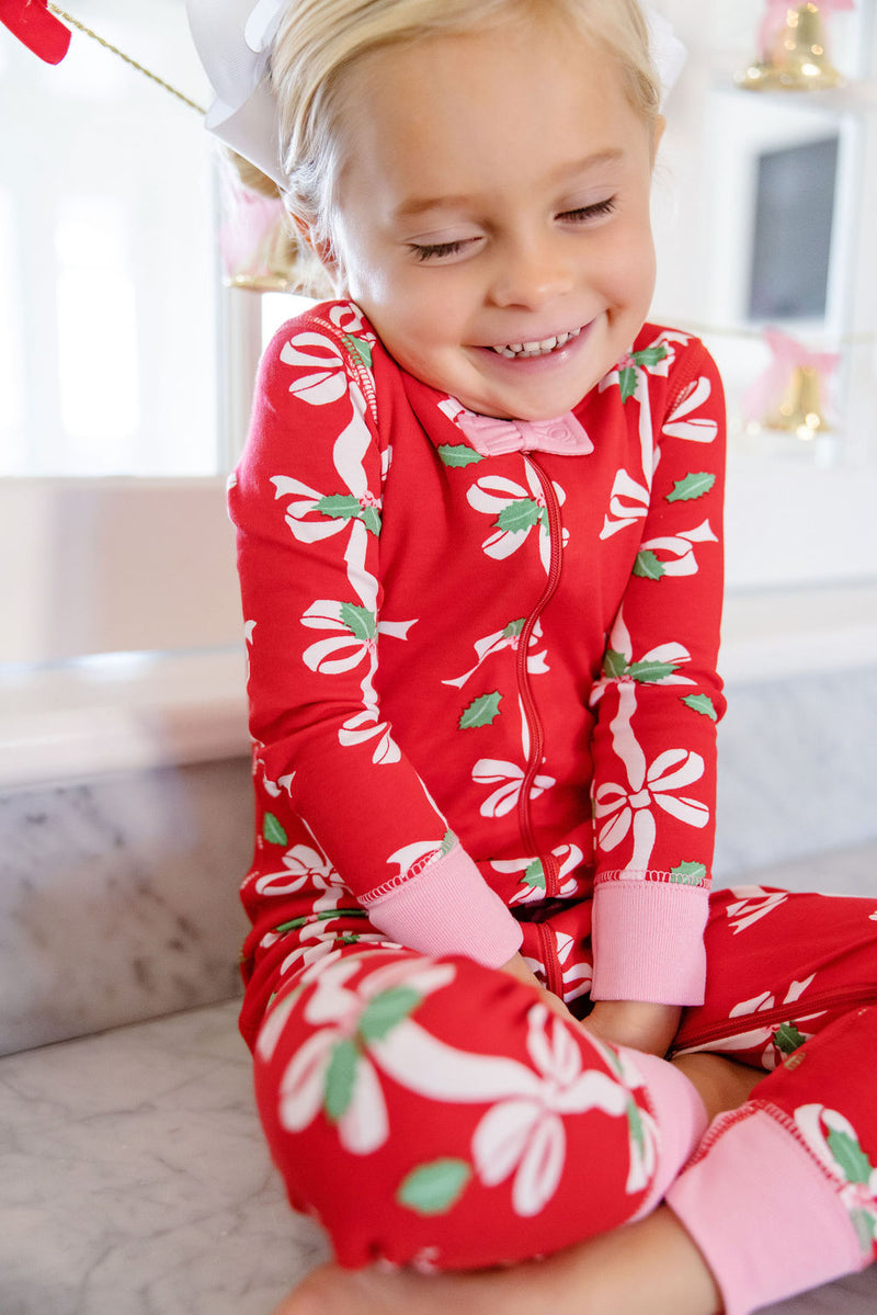Noelle's Night Night - Bettye's Bows with Hamptons Hot Pink