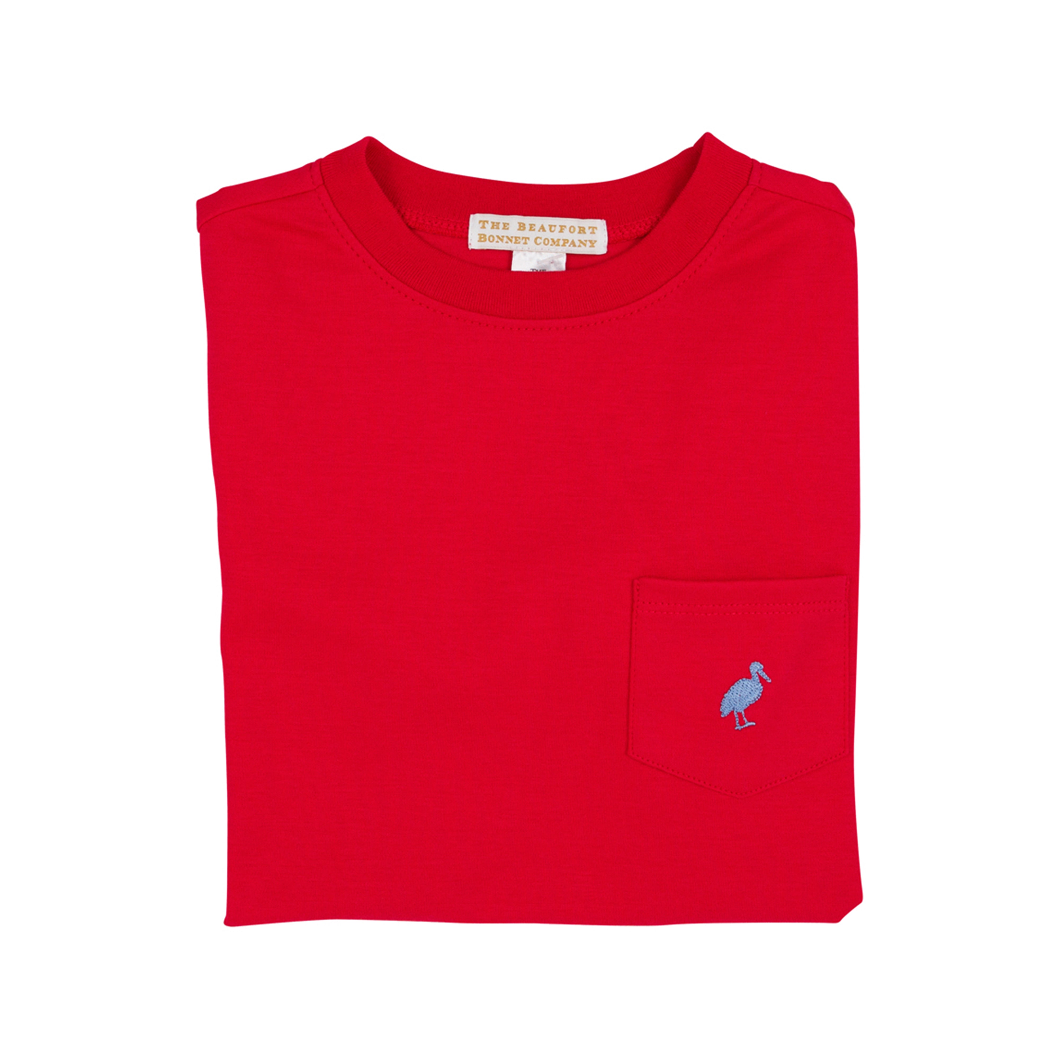 Carter Crewneck - Richmond Red with Park City Periwinkle Stork – The ...