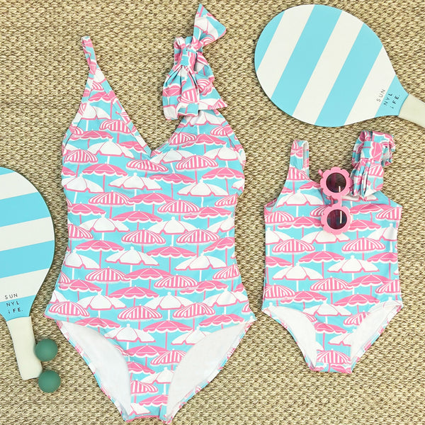 Brookhaven Bow Bathing Suit - Taylor Bay 'Brellas